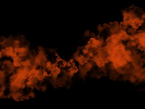 Red smoke or a faint mist floated in the dark.  Tablet-generated illustrations are used for background images.