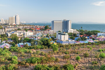 Jomtien Beach area and the Gulf of Siam, Pattaya, Thailand