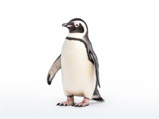 Penguin isolated on white background