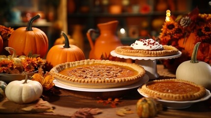 halloween pumpkin cake with candles