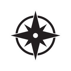compass icon design vector isolated