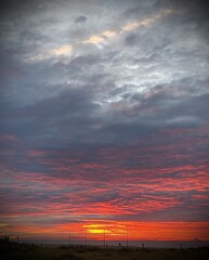 sunset in the sky © Aitor