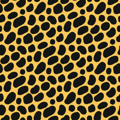Wild safari animal seamless pattern