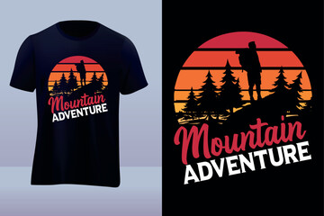  Adventure outdoor vector tshirt design
