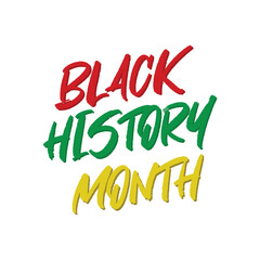 black history month icons vector template illustration logo design