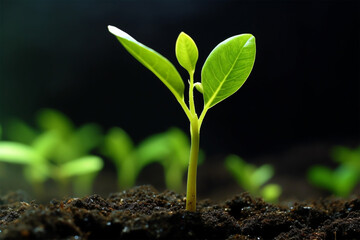 image of plant sapling