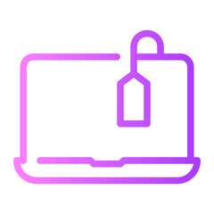 laptop gradient icon