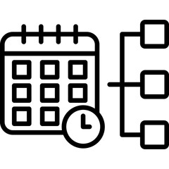 Fototapeta premium Schedule Icon