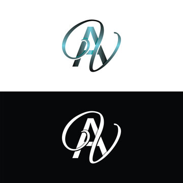 Letter AV luxury modern monogram logo vector design, logo initial vector mark element graphic illustration design template