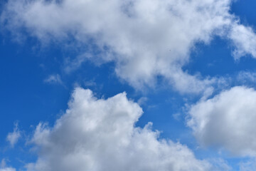 Blue Sky with White Cloud