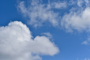 Naklejka na ściany i meble Blue Sky with White Cloud