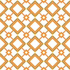 Fototapeta premium Ikat seamless pattern design for carpet,curtain,clothing, wrapping paper,wallpaper,texture,textiles,tile,fabric , batik.