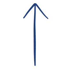 Blue Arrow Line Up Or Arrow Top Sketch Arrow Line Element