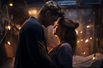 Couple in love.