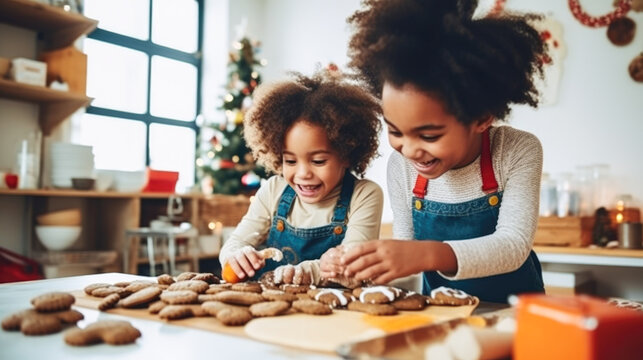 Sweet Moments: Young Chefs Mixing Up Cookie Magic
In a cozy kitchen, two young chefs are hard at work, blending ingredients and crafting delightful cookies.