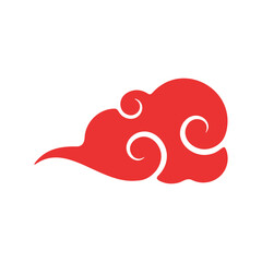 Chinese style cloud elements For decorating the Chinese New Year festival