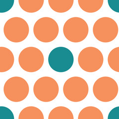 A Vibrant and Timeless Polka Dot Seamless Surface Pattern Design