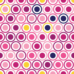 A Vibrant and Timeless Polka Dot Seamless Surface Pattern Design