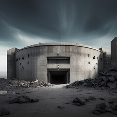 underground bunker war , generative AI