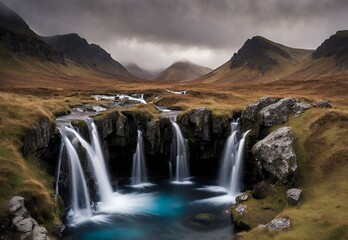 Ethereal Enclave: Isle of Skye's Fairy Pools Whispers.