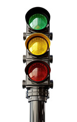 Traffic light isolated on transparent background PNG