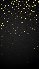 Magic stars vector overlay.  Gold stars scattered