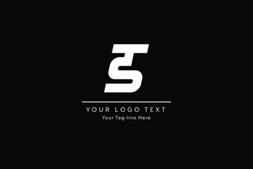 Initial Letter ST Logo Template Design.