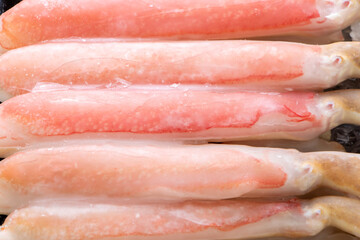 ズワイガニ足(冷凍)。
