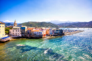 The Old Part of Saint-Florent on Corsica