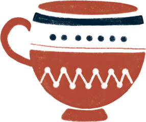 Fork Art Style Cute Mug