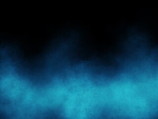 Light blue smoke or a faint mist floated in the dark.  Tablet-generated illustrations are used for background images.