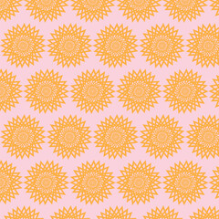 seamless pattern with flowers