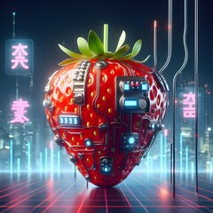 strawberry cyberpunk