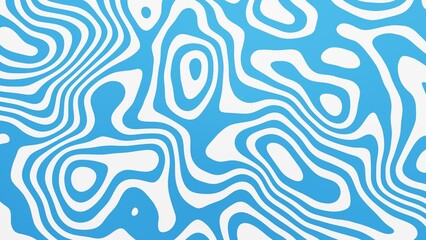 Fototapeta na wymiar 3d render blue White shine wave 4k Hypnotic psychedelic zebra texture. Retro deformation y2k magic wallpaper background.
