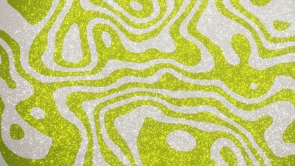 3d render Neon White Christmas glitter shine wave. Blur glow particles 4k Hypnotic psychedelic zebra texture. Retro deformation y2k magic wallpaper background footage