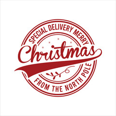 SPECIAL DELIVERY MERRY CHRISTMAS FROM THE NORTH POLE