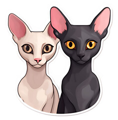 Oriental Shorthair cats