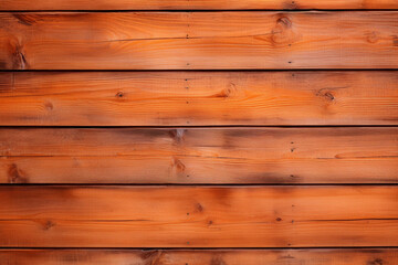 Fototapeta premium Orange wooden planks background image.