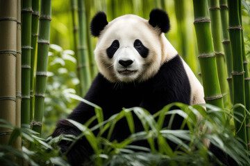 Obraz premium Wildlife photography of a panda