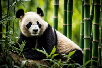 Obraz premium Wildlife photography of a panda