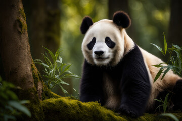 Obraz premium Wildlife photography of a panda