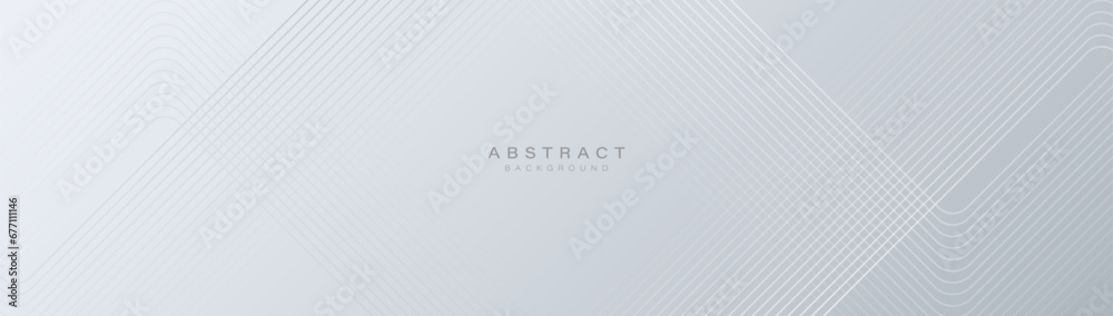 Poster abstract modern minimal white triangle lines geometric background. trendy simple geometric shape ban