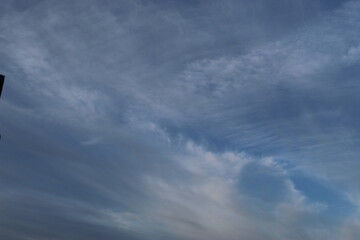 Blue sky and white clouds 