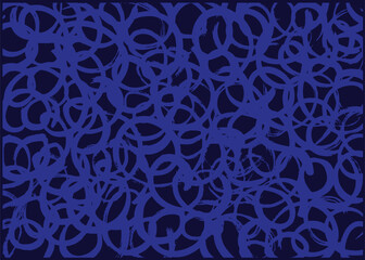 Blue abstract brush stroke background texture