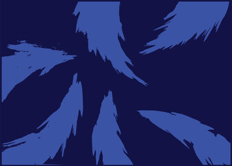 Blue abstract brush stroke background texture