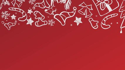 red background merry christmas, pattren background, 
 christmas collection background, illustration vector