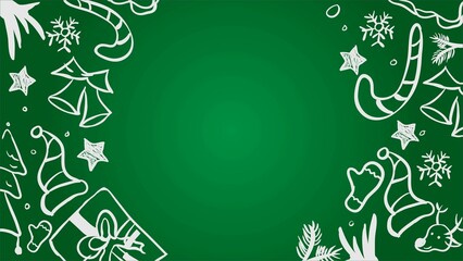 green background merry christmas, pattren background, christmas collection background, illustration vector, background