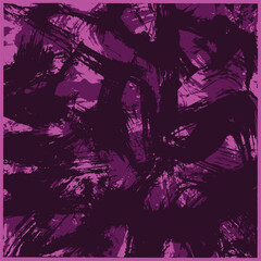 Violet abstract brush stroke background texture