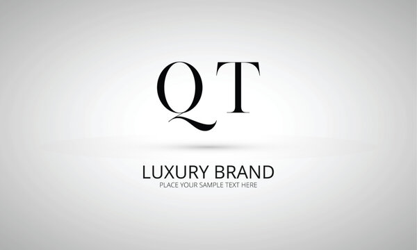 QT Q qt initial logo | initial based abstract modern minimal creative logo, vector template image. luxury logotype logo, real estate homie logo. typography logo. initials logo