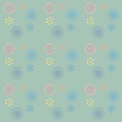 seamless pattern with flowers